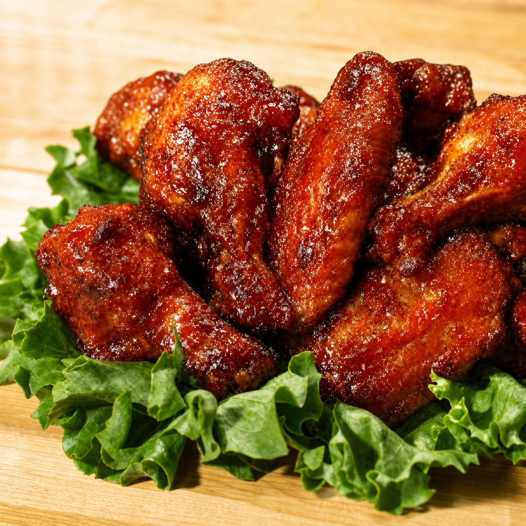 Mix & Match 3 Flavors of Wings (18) -Halal.