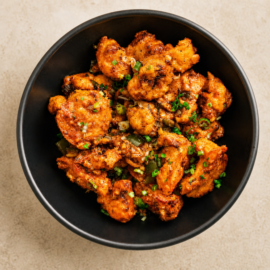 Chicken Manchurian (10) -Halal.