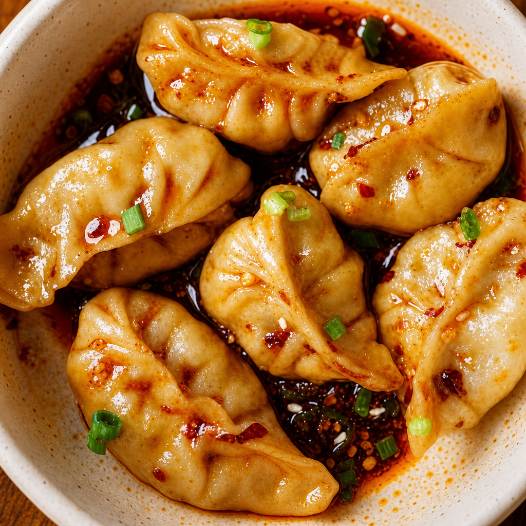 Chilli Oil Veg Dumplings – (6).