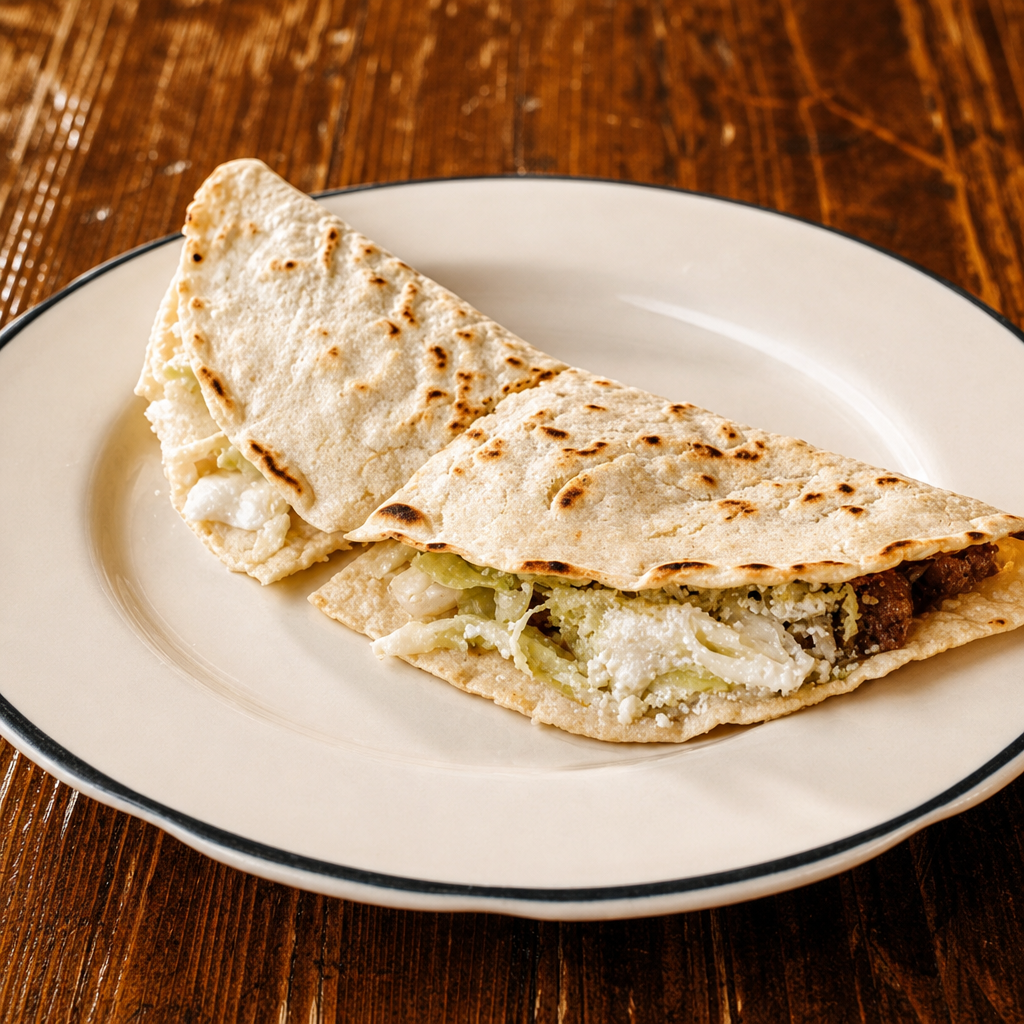 Lengua Quesadilla.