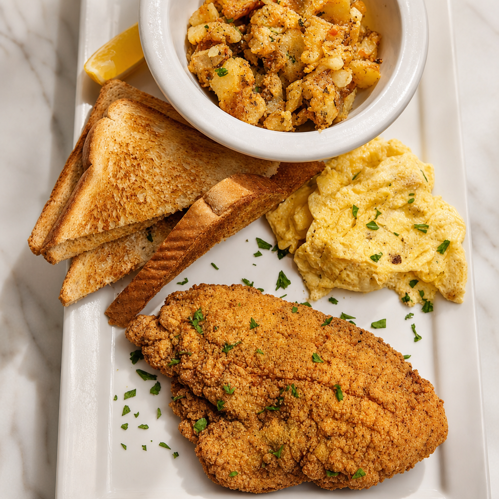 Fish & Grits Fried (Swai)