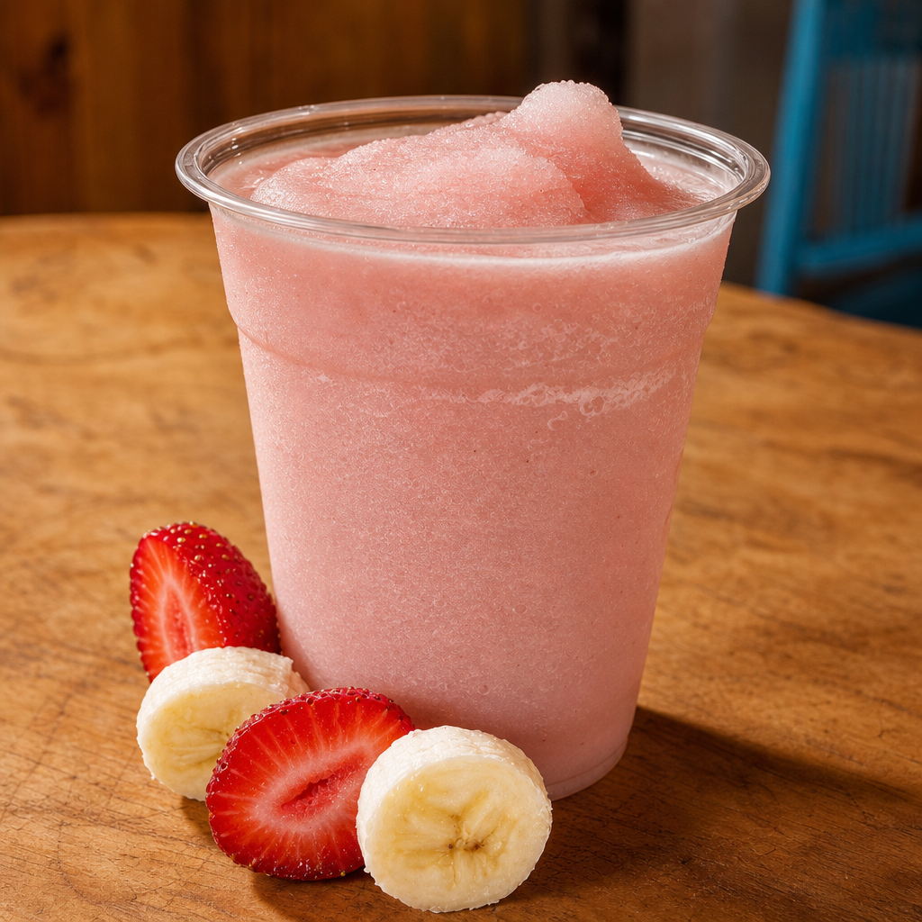 Strawberry Banana Smoothie.