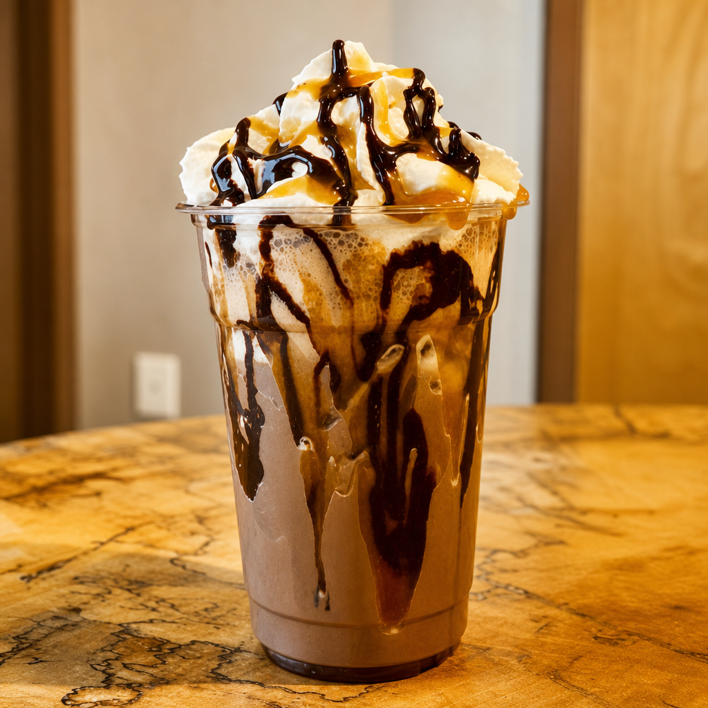 Salted Caramel Mocha Frappe.
