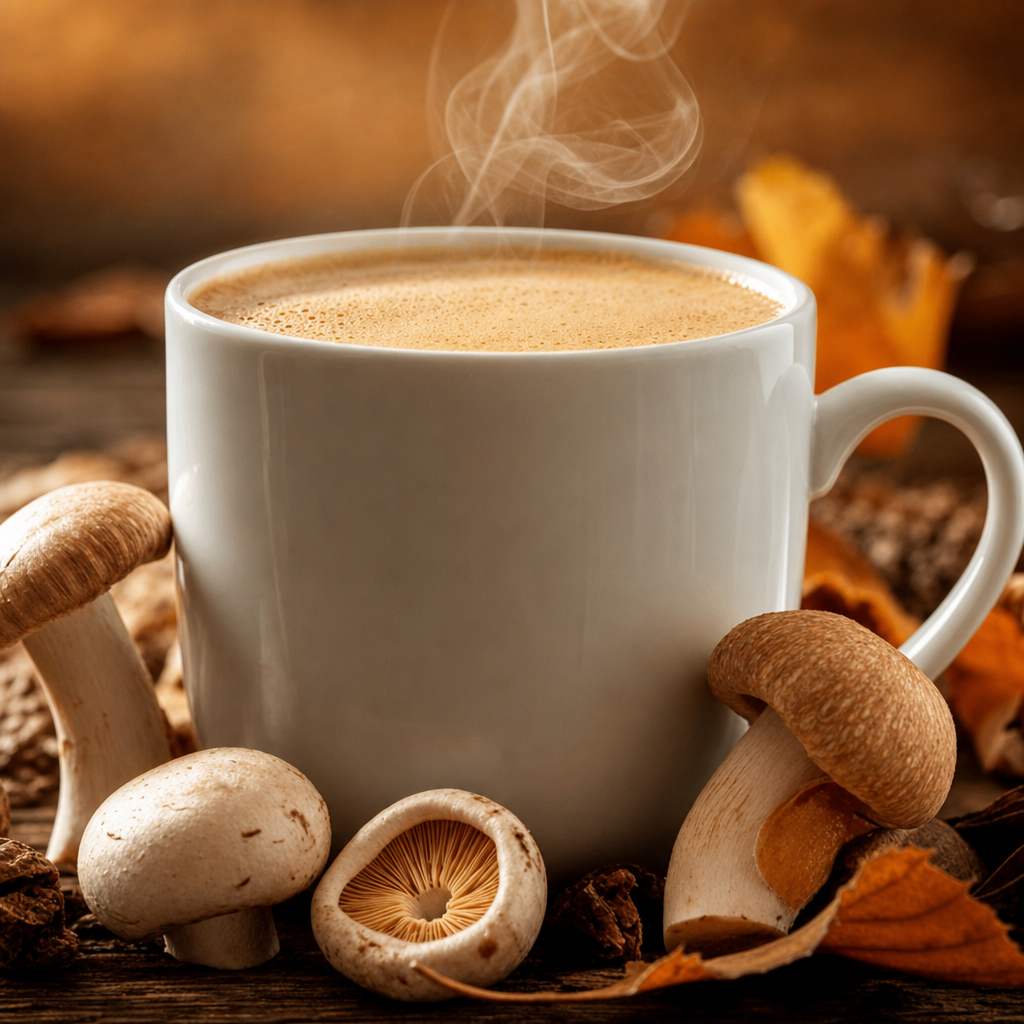 Mushroom Coffee Pourover.