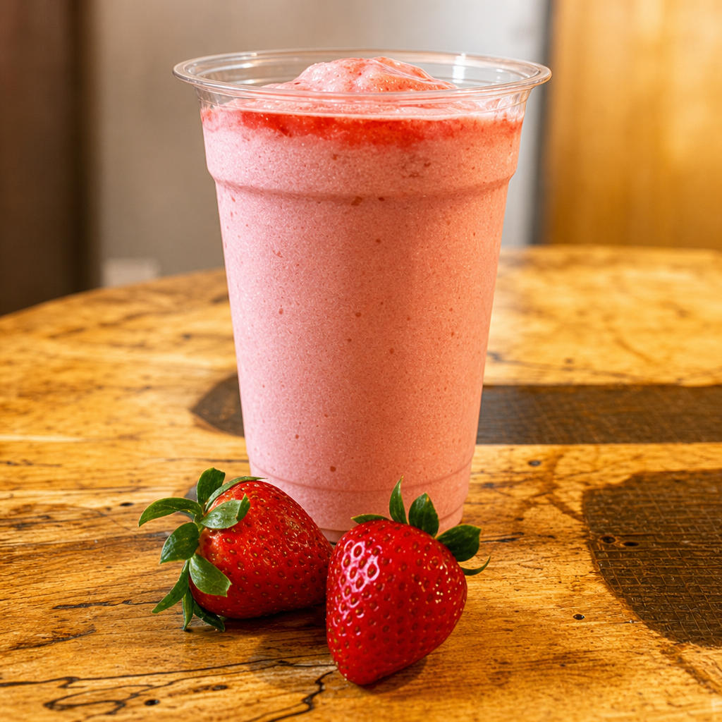 Strawberry Explosion Smoothie.