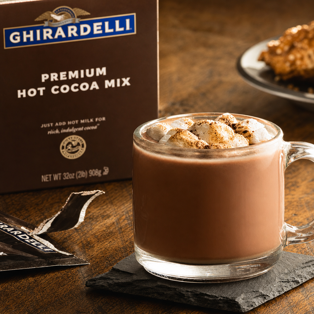 Ghirardelli Hot Chocolate.