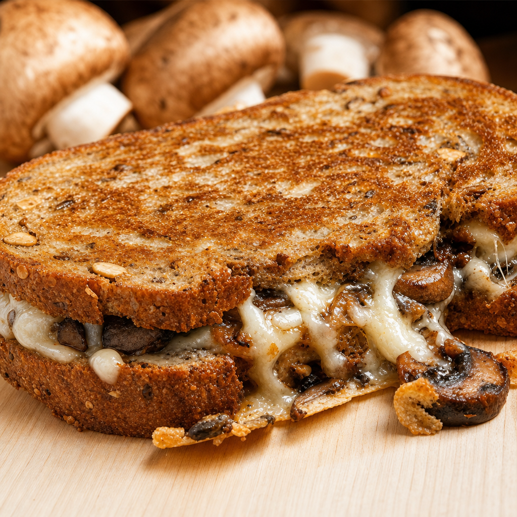 Cheeshroom Sandwich.