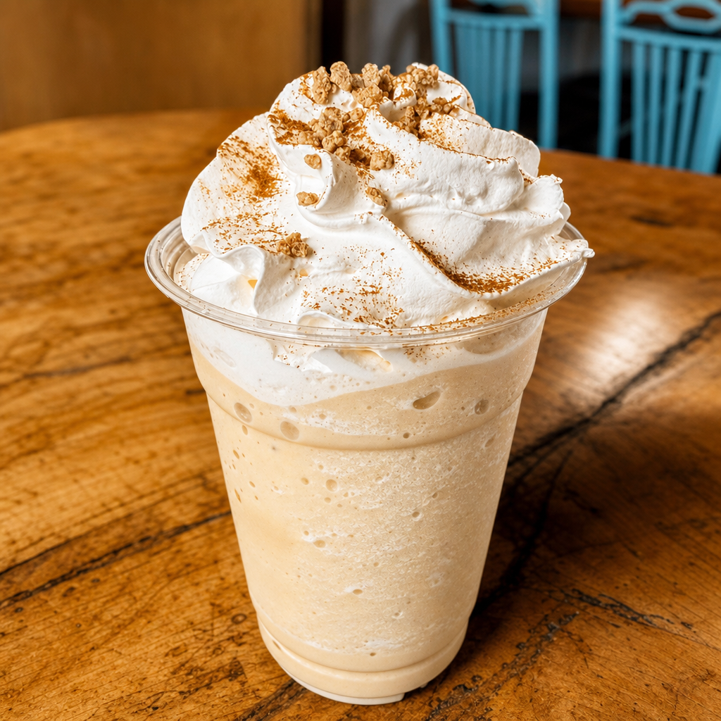 Cinnamon Bun Frappe.