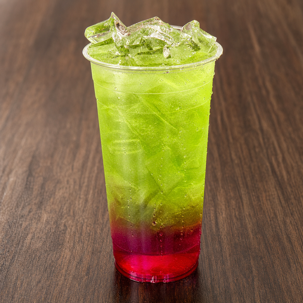 Apple Blossom Lotus Energy Drink.