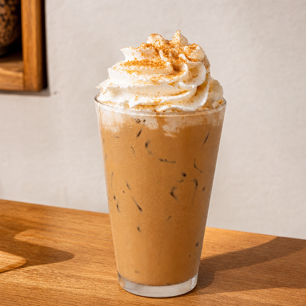 Cinnamon Bun Crunch Latte.