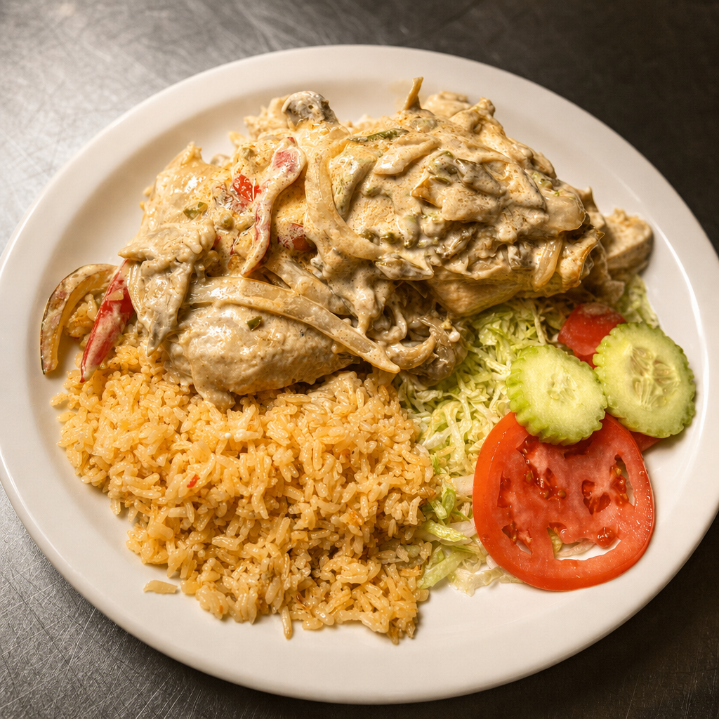Pollo en Crema (Salvadorian)