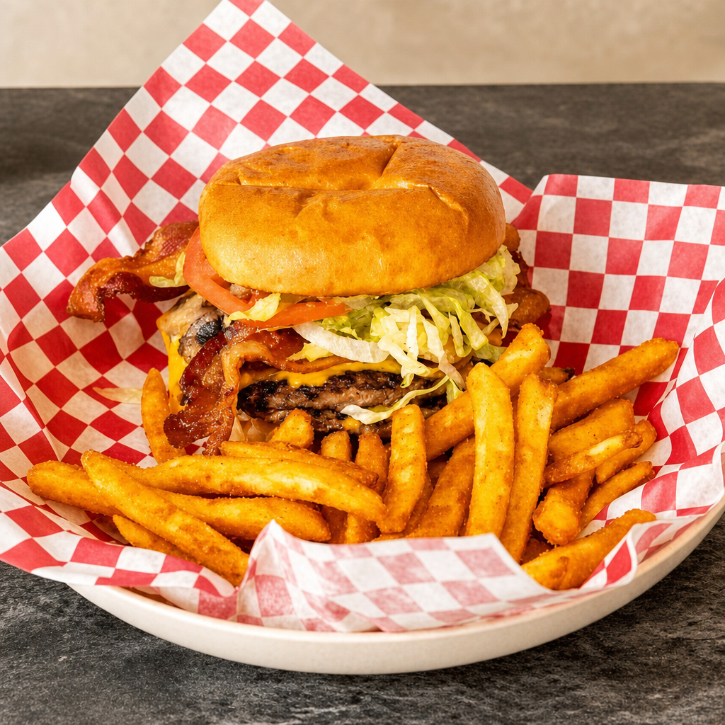 Bacon/Cheese Burger.