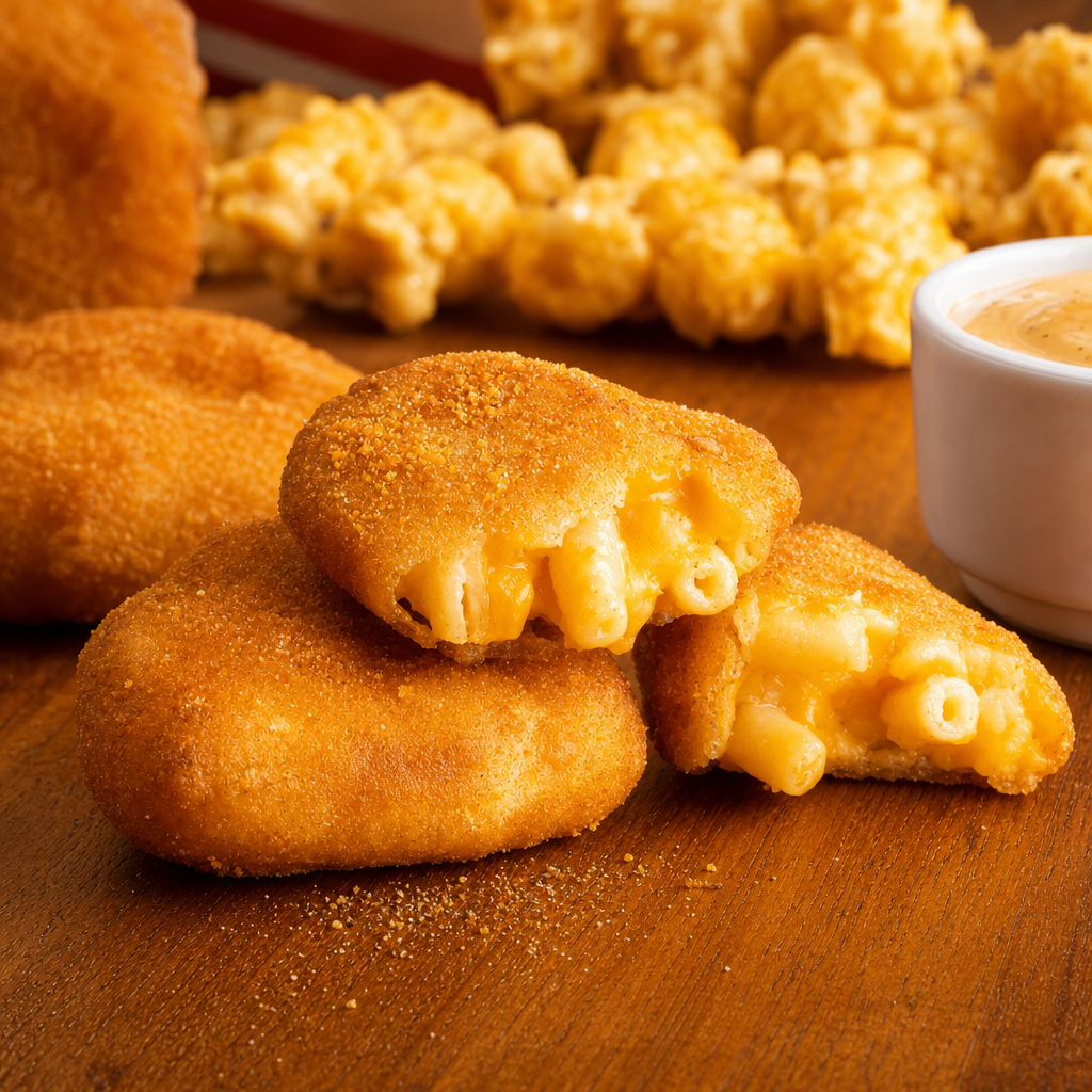 Mac And Cheese Bites.