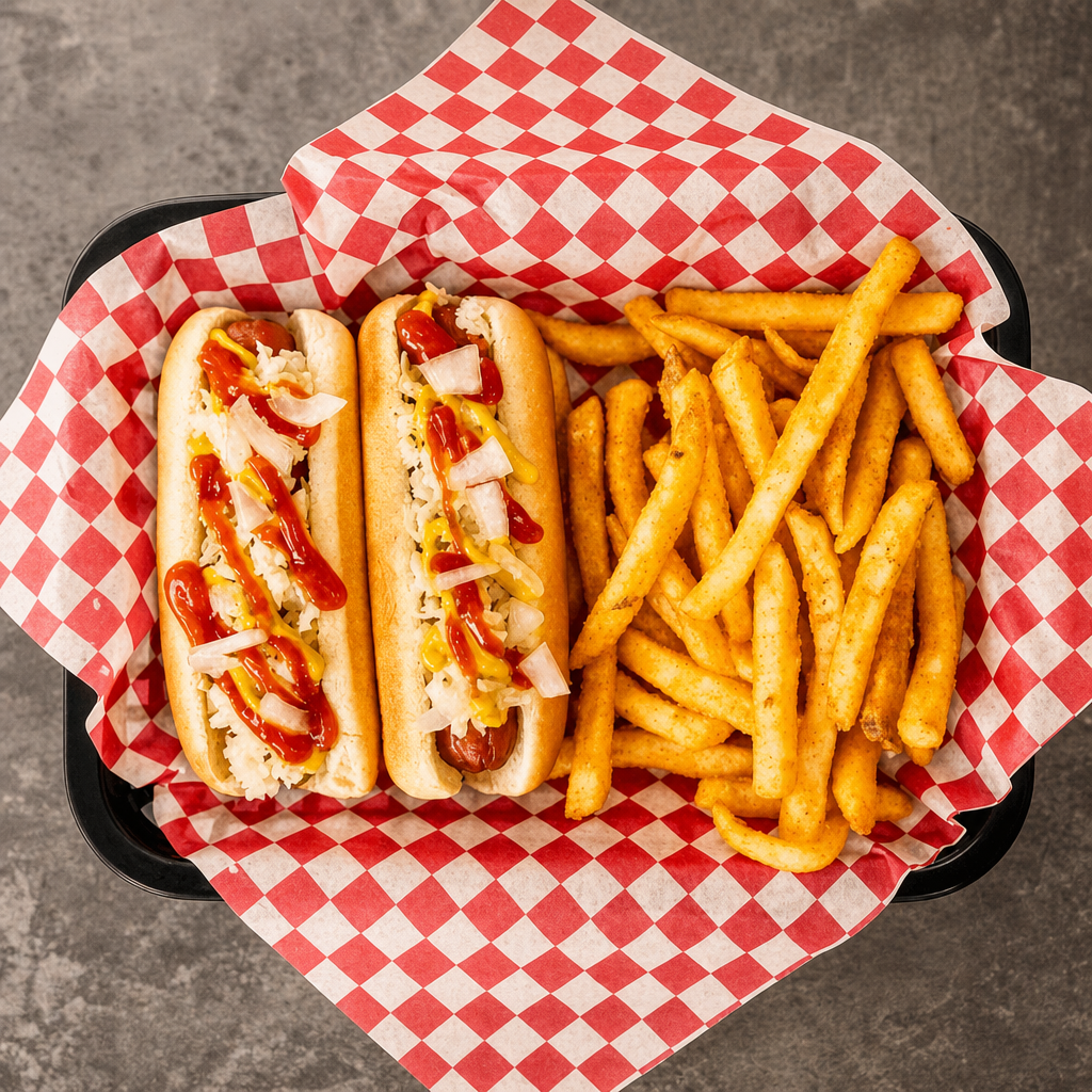 Double Hot Dog Combo.