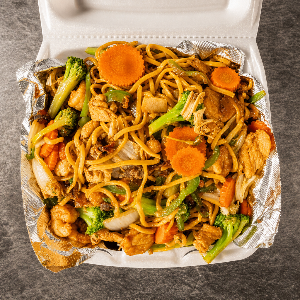 Chicken Lomein Noodle.