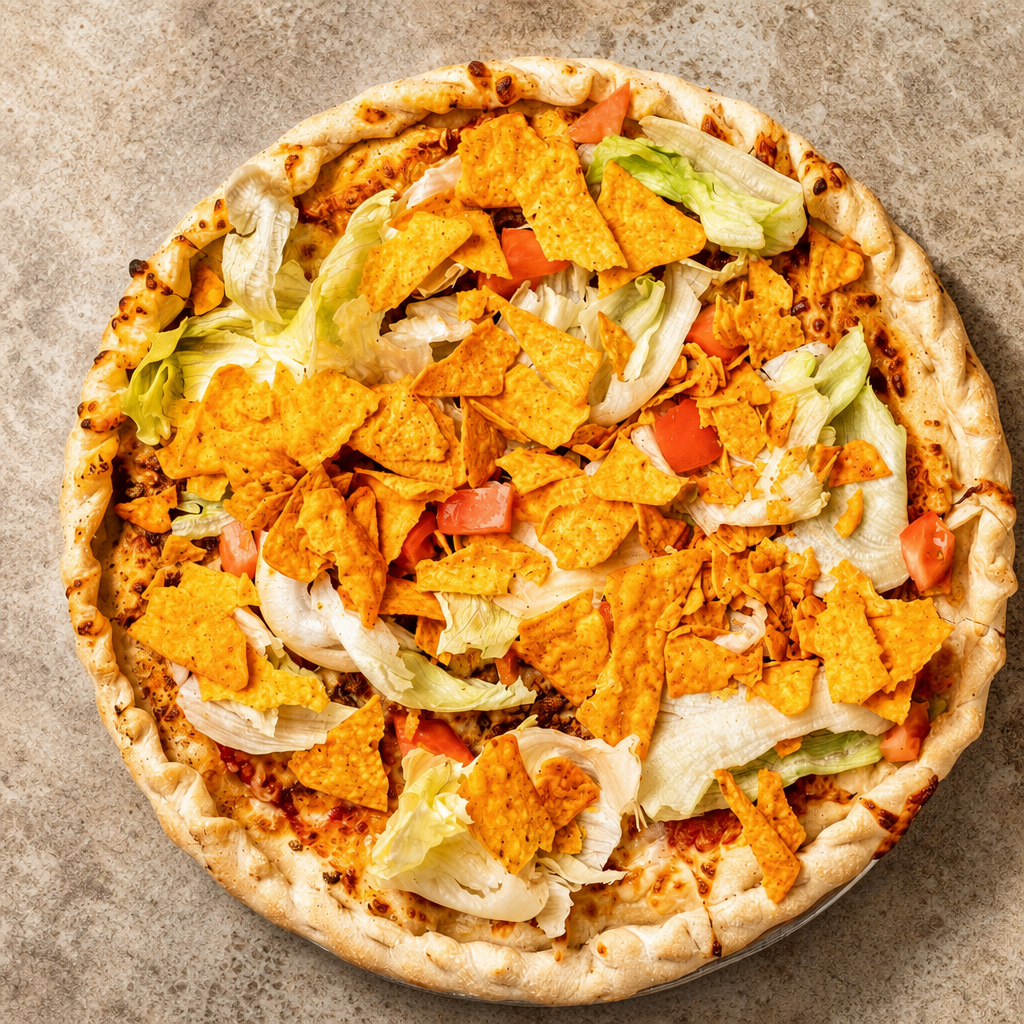 Mini Taco Pizza.