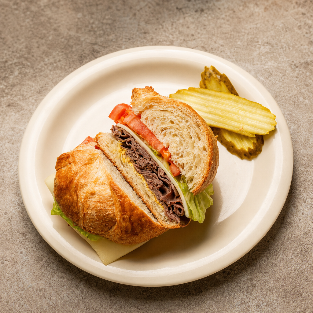 Roast Beef Croissant.