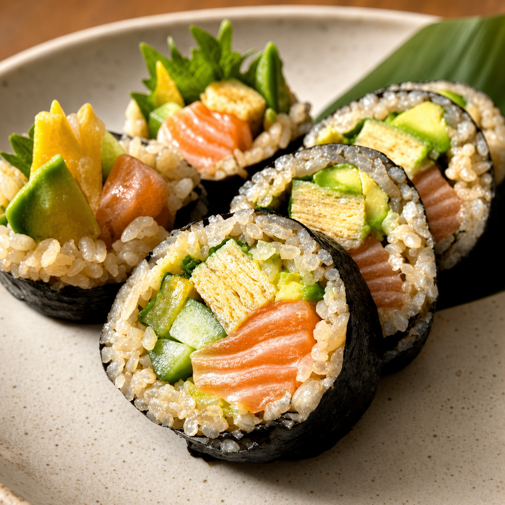 Konbu-Jime Salmon Roll (6pc)