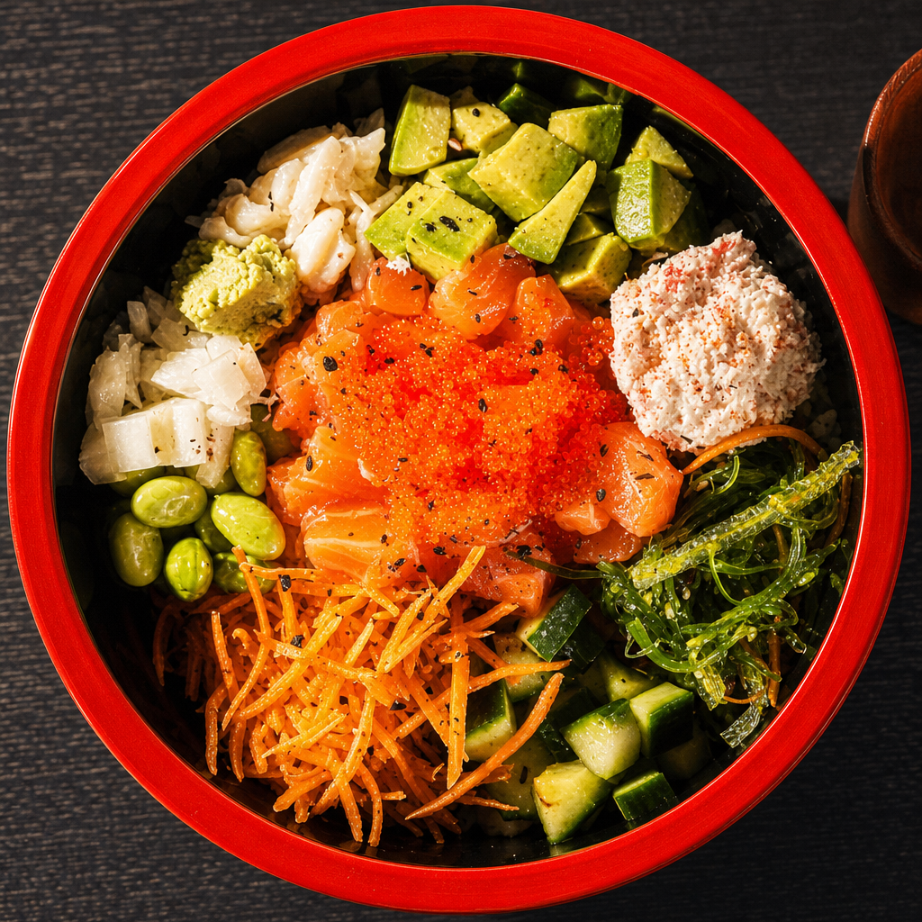 Lunch Salmon Bowl.