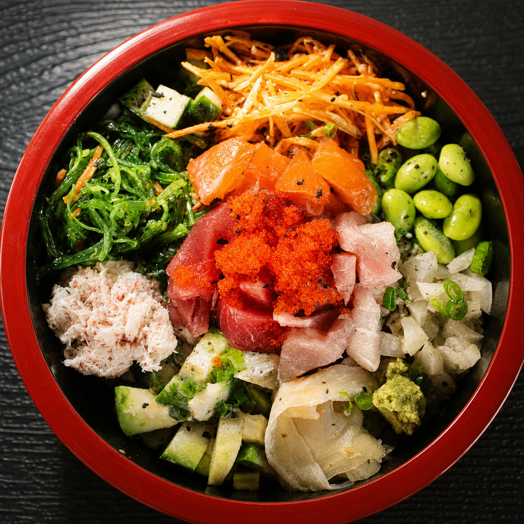 Lunch Chirashi Bowl.