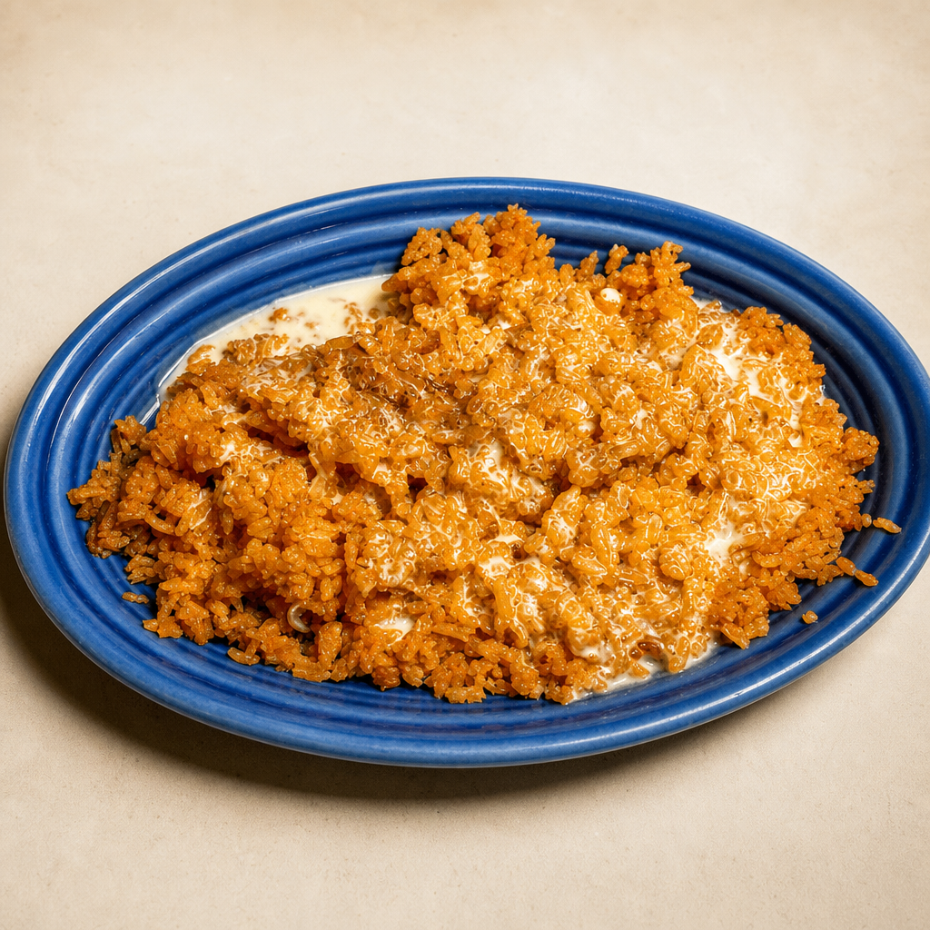 Cheesy Rice.