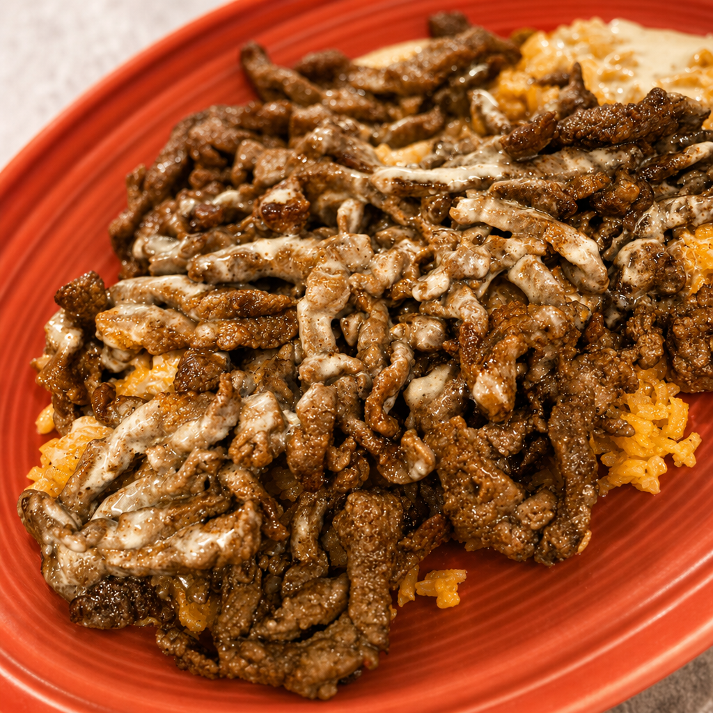 Arroz Con Steak.