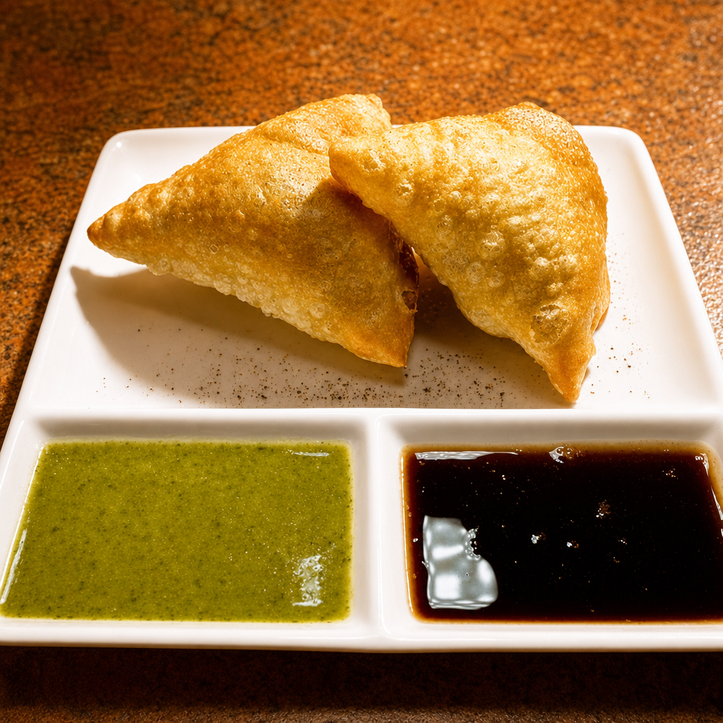 Vegetable Samosa.