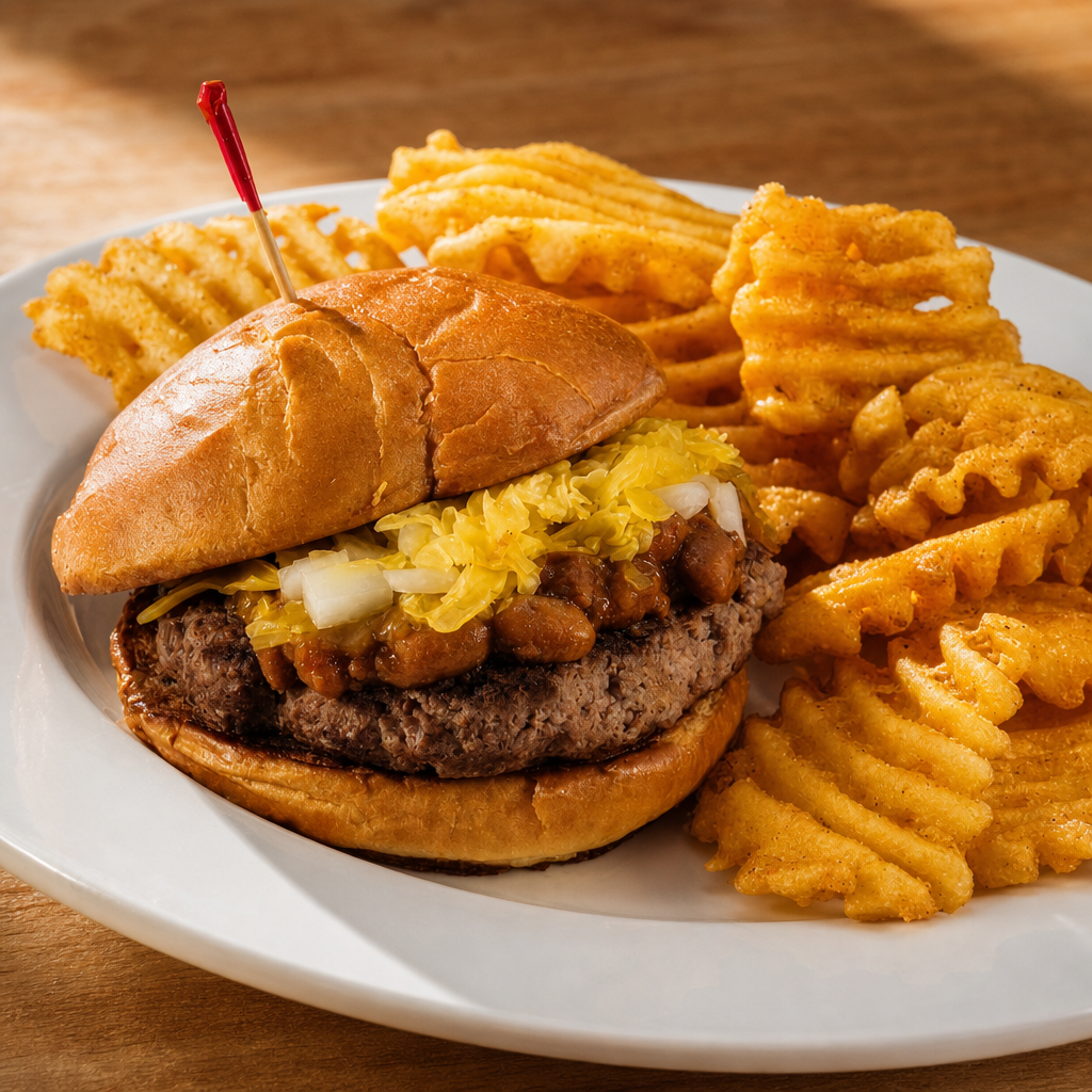 Chili Burger.
