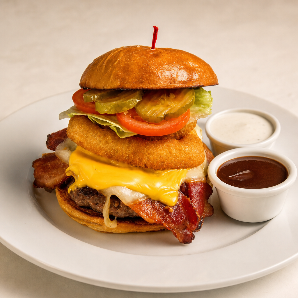 Western Bacon Cheeseburger.
