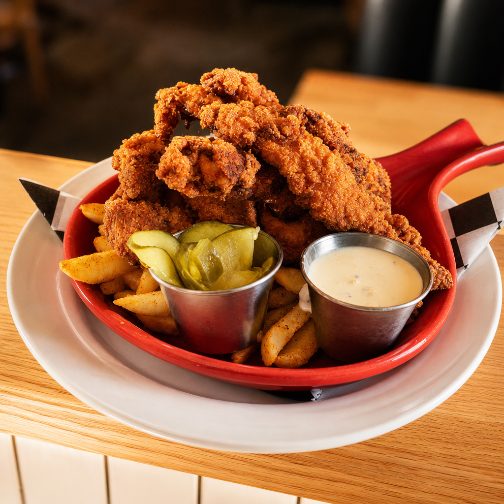 Chicken Strip Basket.