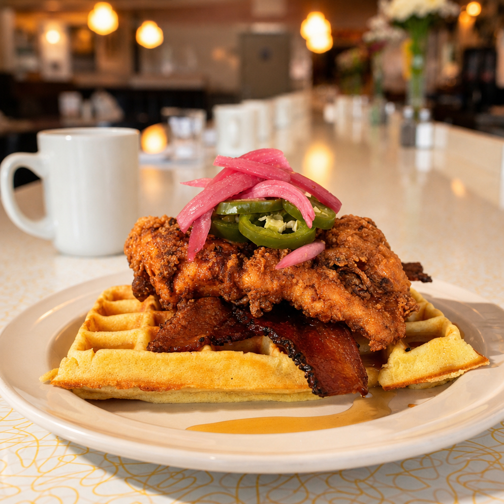 Chicken & Waffle.