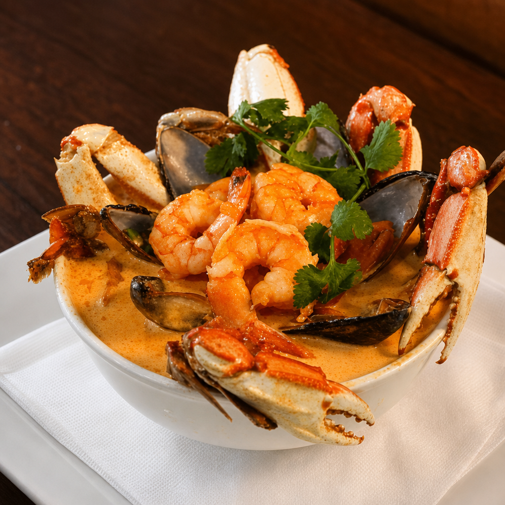 Sopa De Mariscos Estilo Hondureño