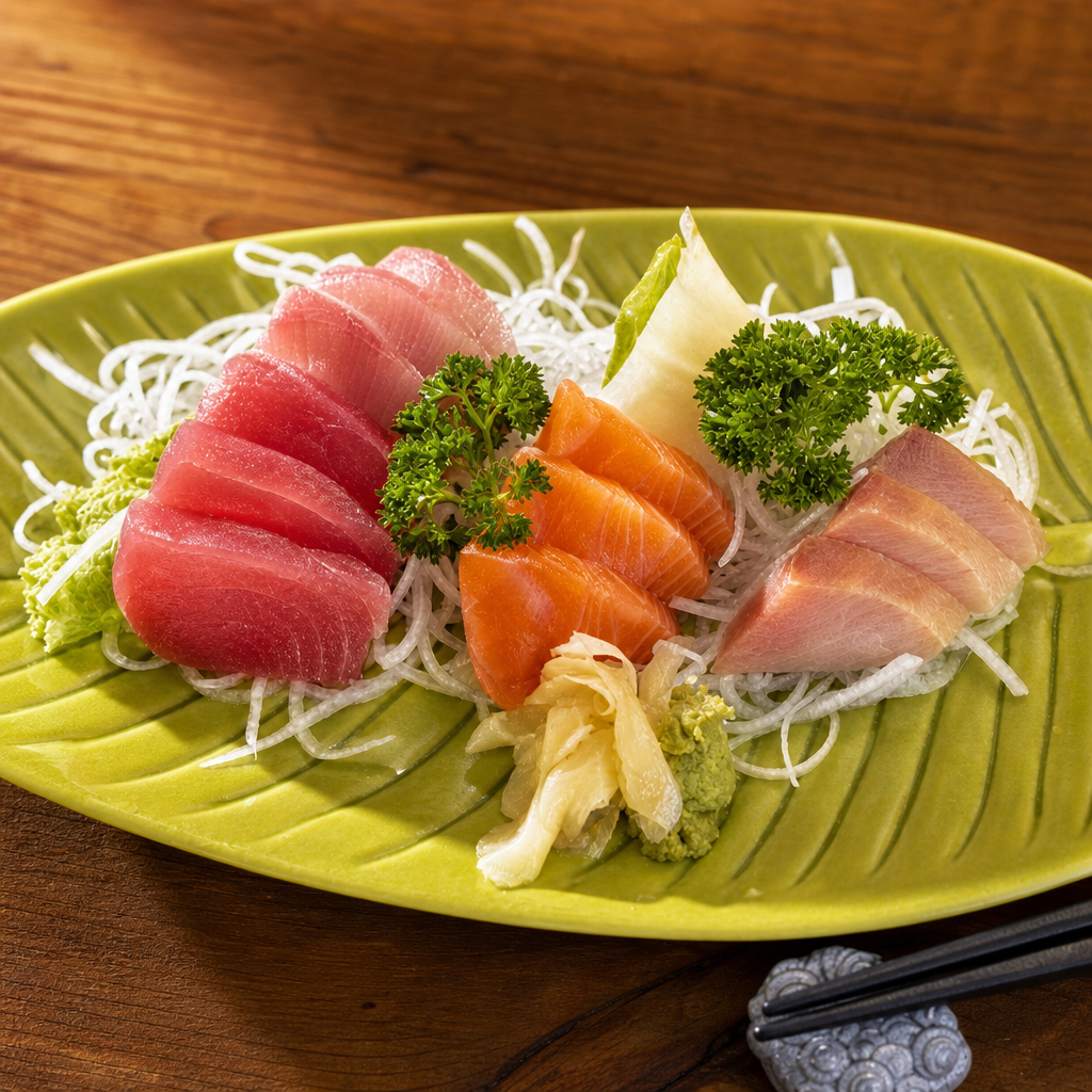 F-Sashimi Deluxe with Rice Combo.