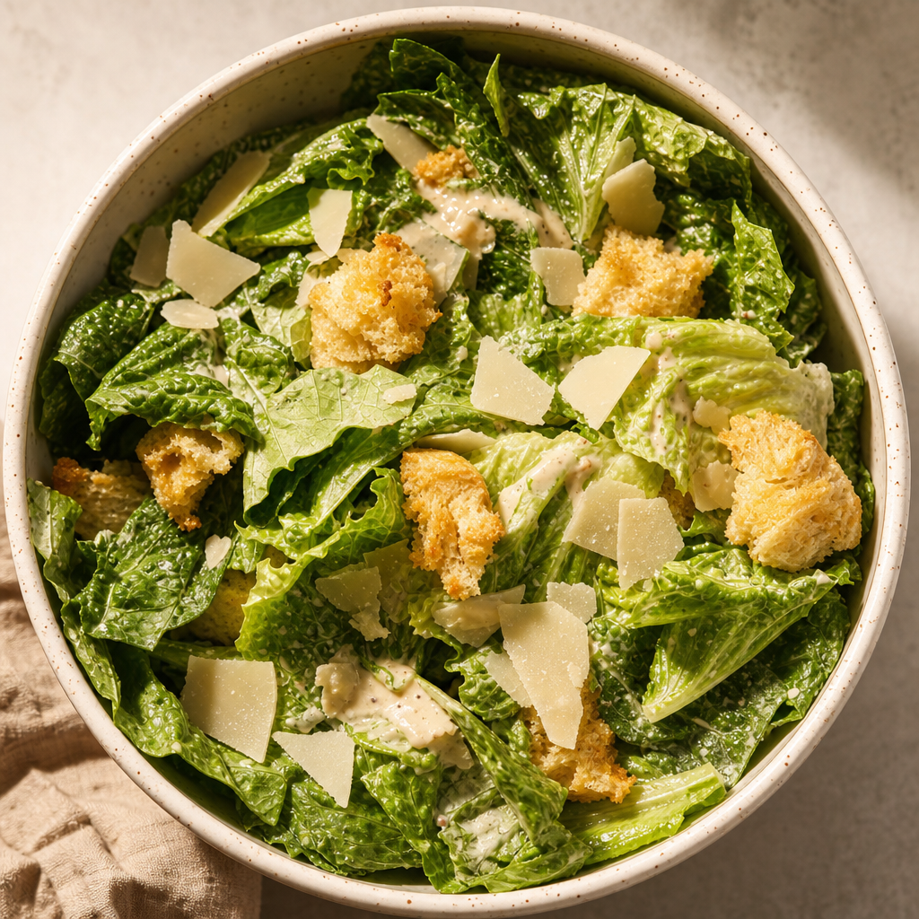 Cesar Salad with Chicken.