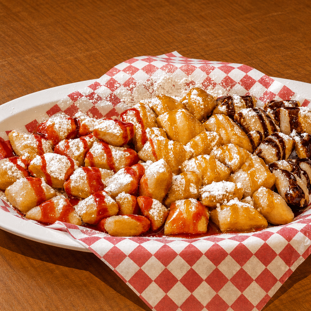 Zeppole Parmesan.