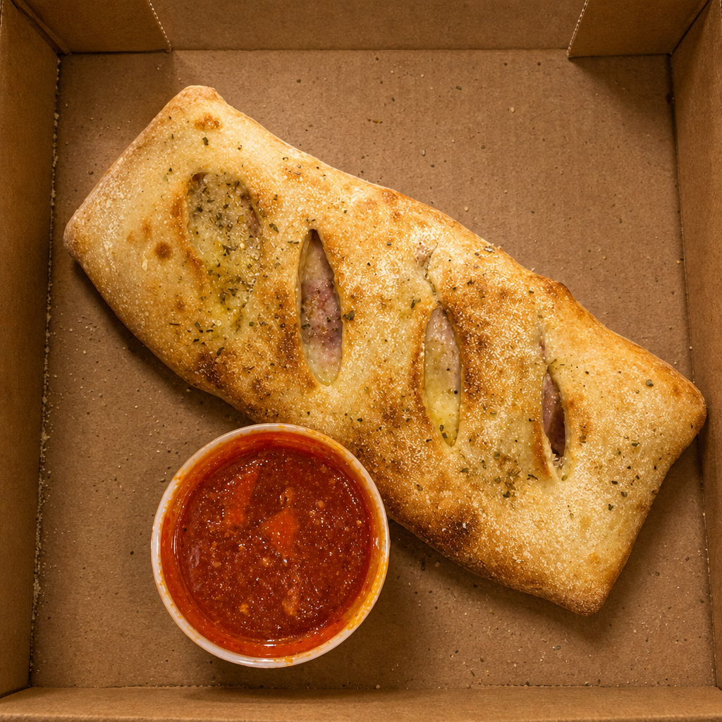Mateo's Stromboli.