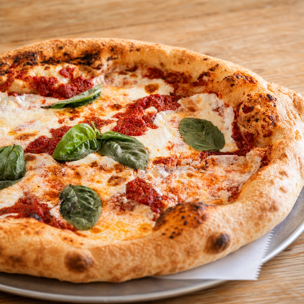 Pizza Margherita.