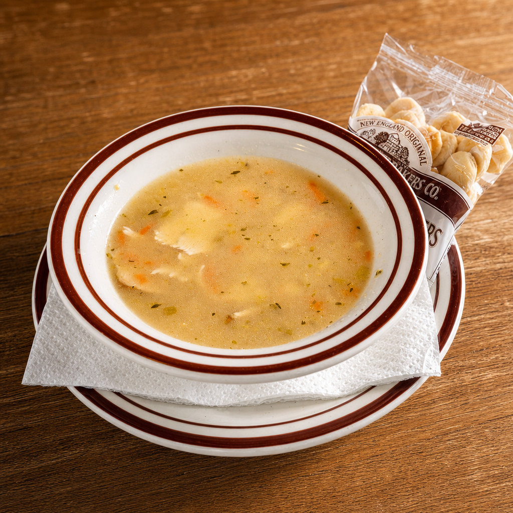 Avgolemono Soup.