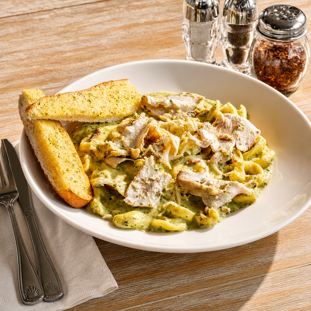 Tortellini Pesto with Chicken