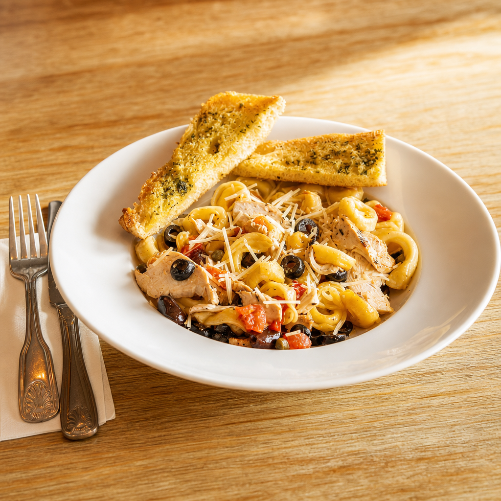 Tortellini Puttanesca.