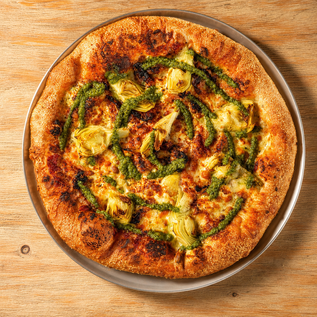 Pizza Artichoke Supreme.