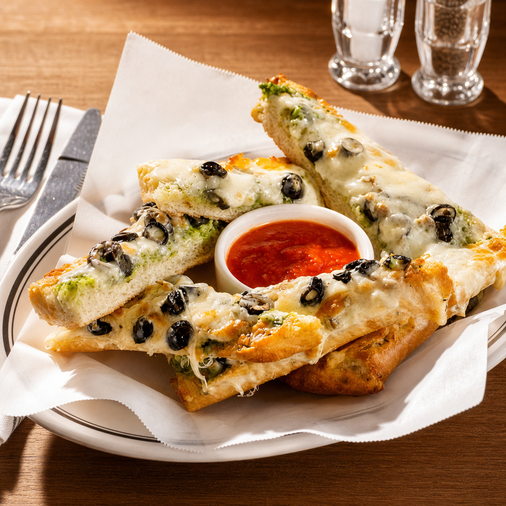 Pesto Cheese Bread.