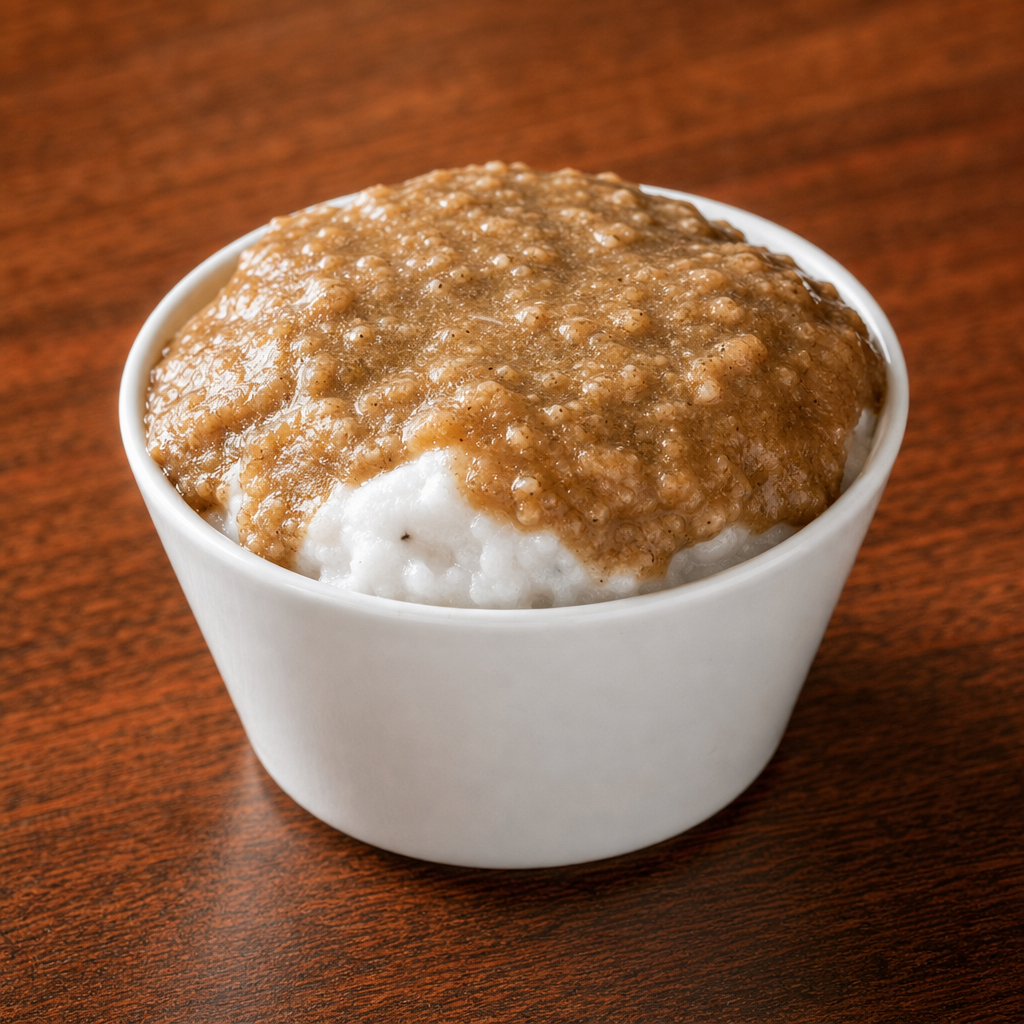 Mash-Potatoes with Gravy.