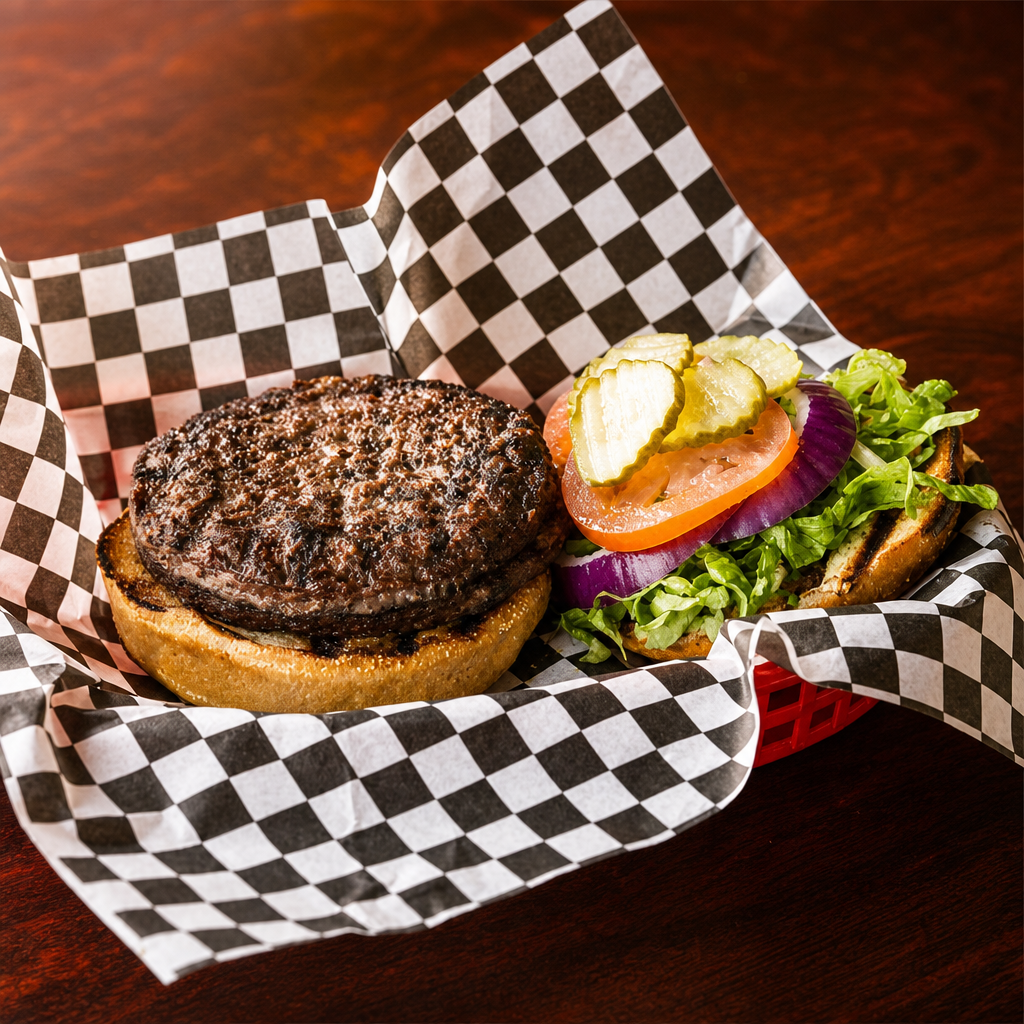 1/2 Pound Burger.