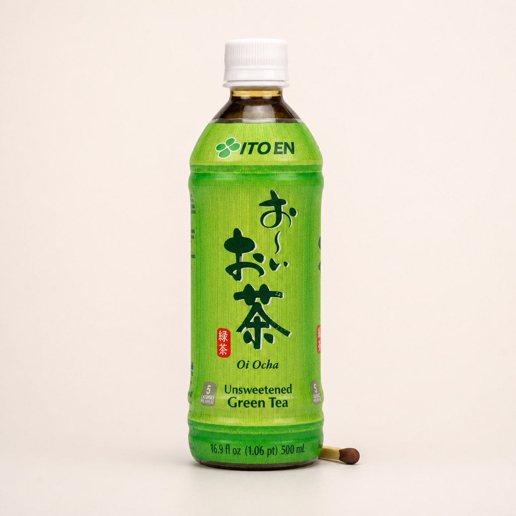 Oi Ocha Iced Green Tea.