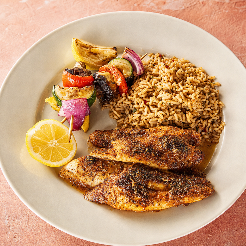 Blackened Delta Catfish.