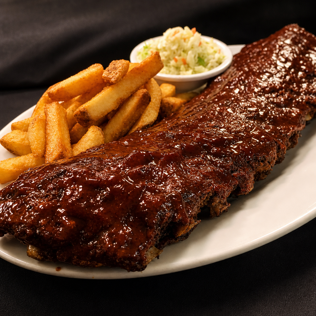 Full Rack Ribs.