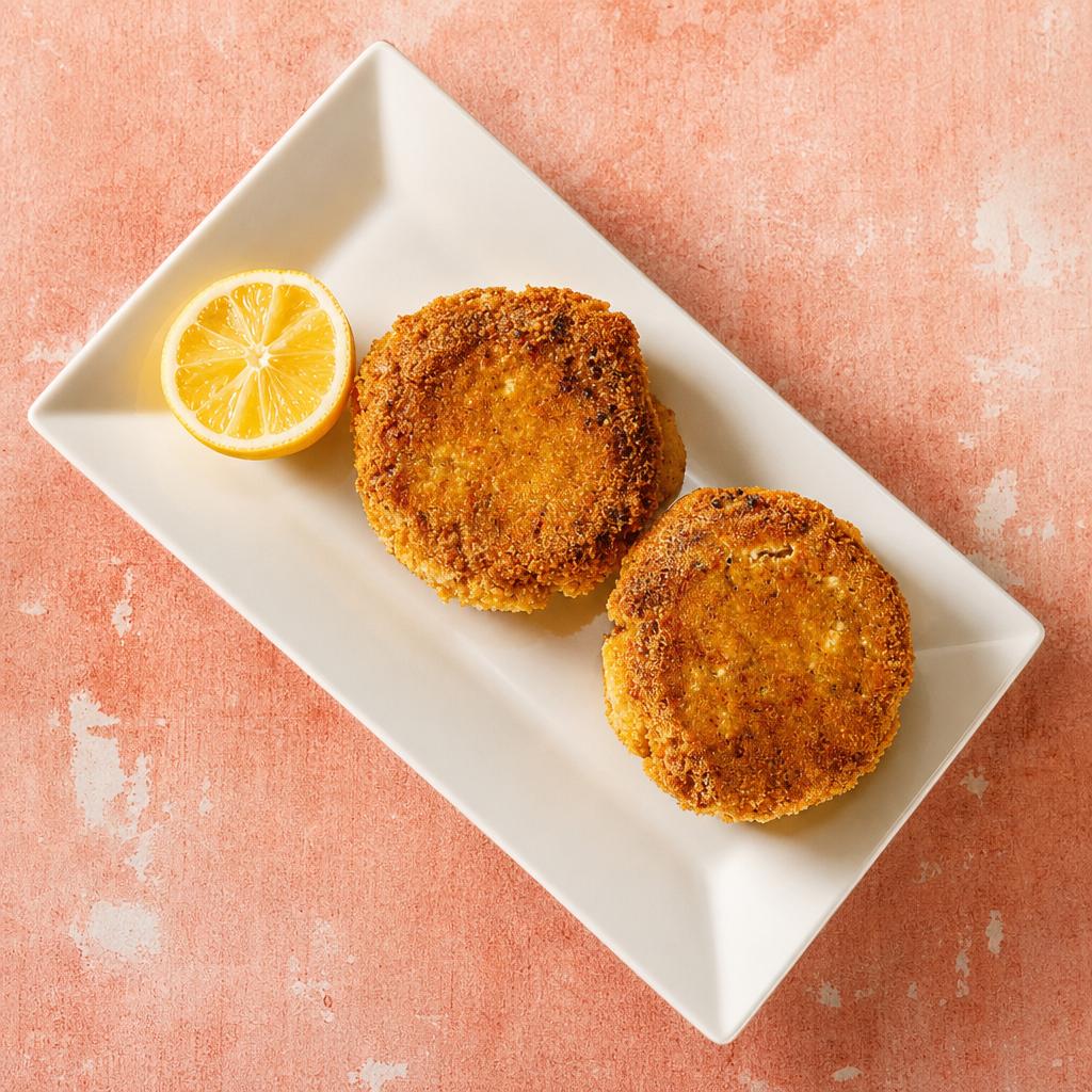 Two Crab Cakes.