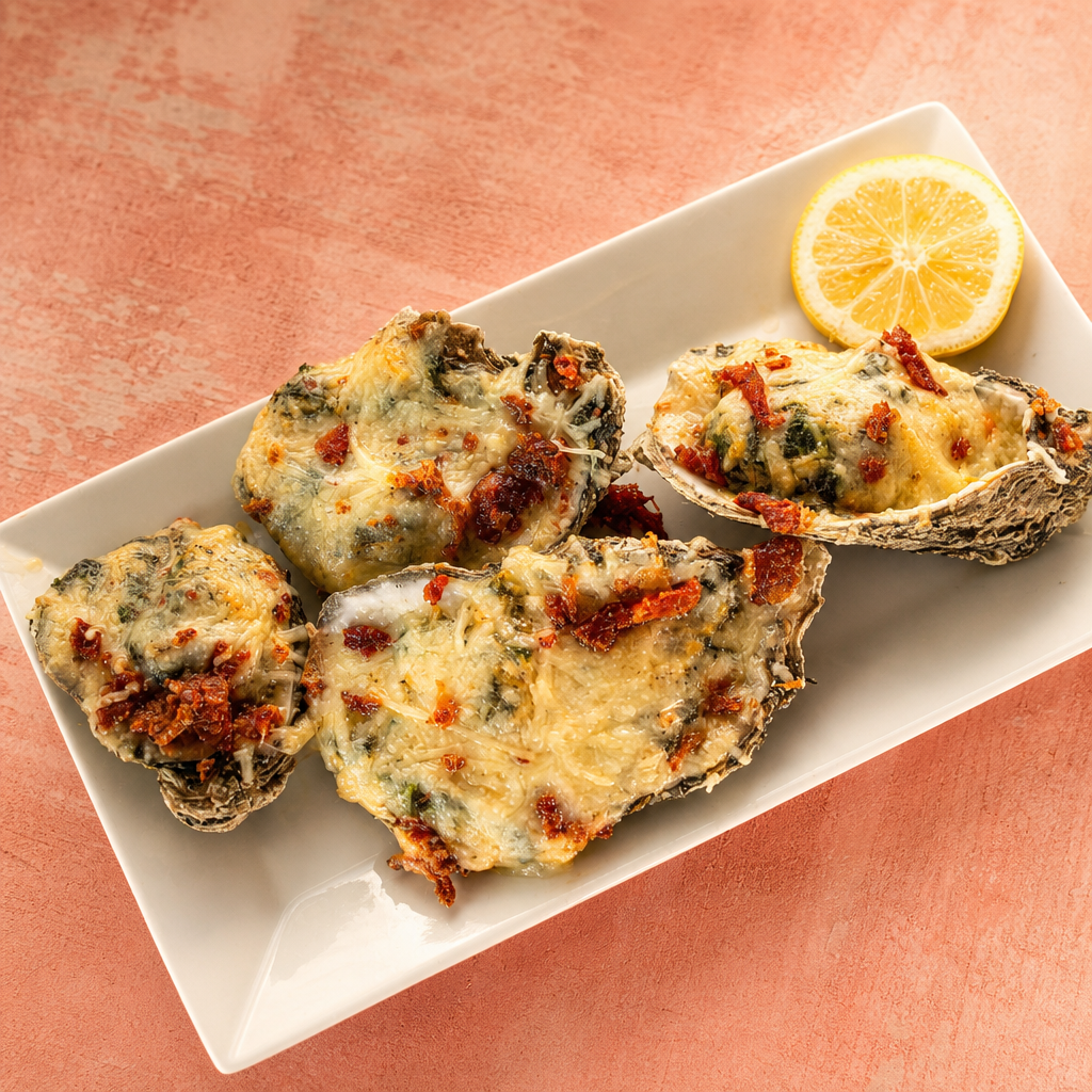 Oysters Rockefeller.