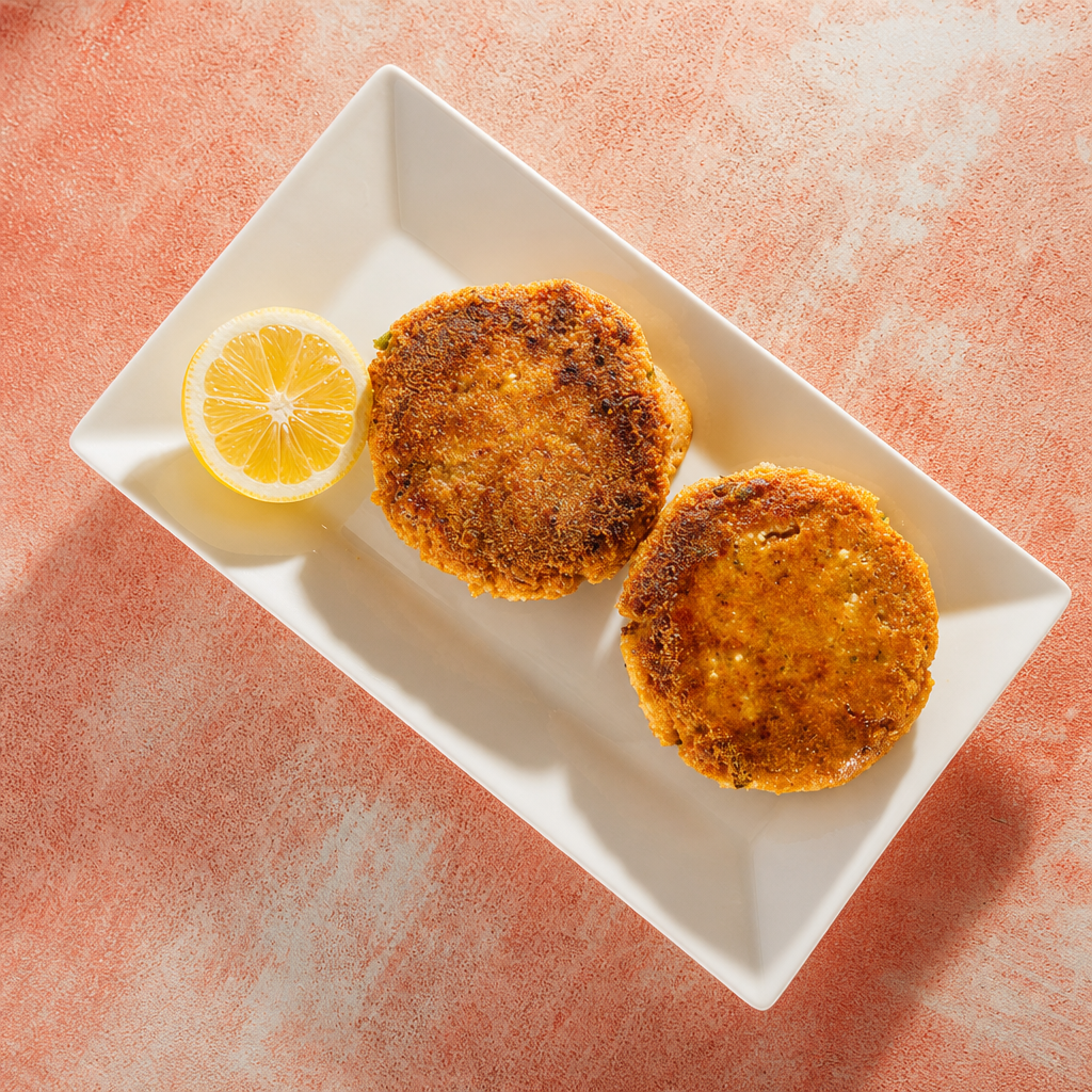 One Crab Cake.